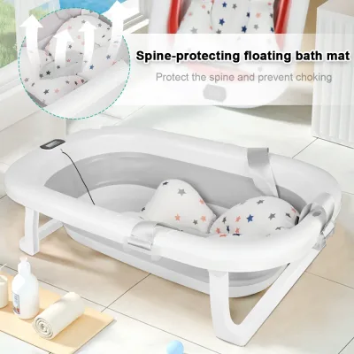Baignoire bébé pliable avec coussin – image 2