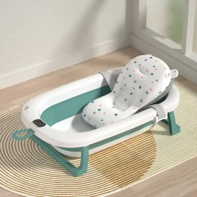 Baignoire bébé pliable avec thermomètre