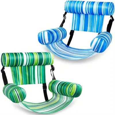 Fauteuils flottants gonflables en PVC, lot de 2