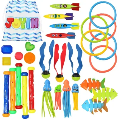 Jouets de plongée pour piscine, lot de 30 pièces