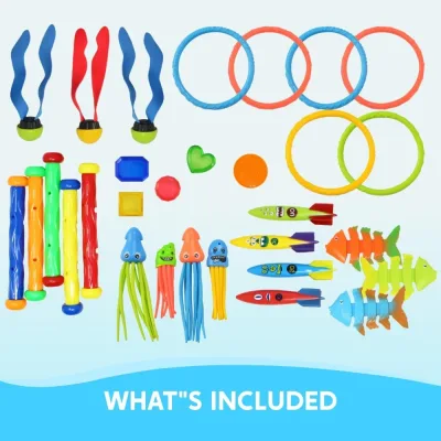 Jouets de plongée pour piscine, lot de 30 pièces – image 2