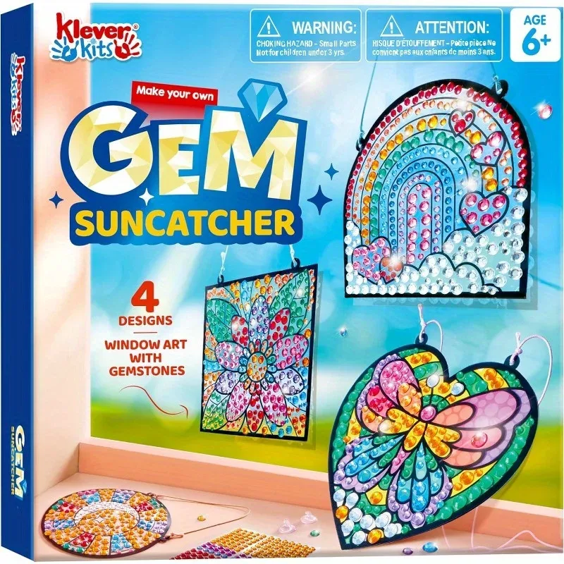 Kit de 4 attrape-soleil à décorer en pierres