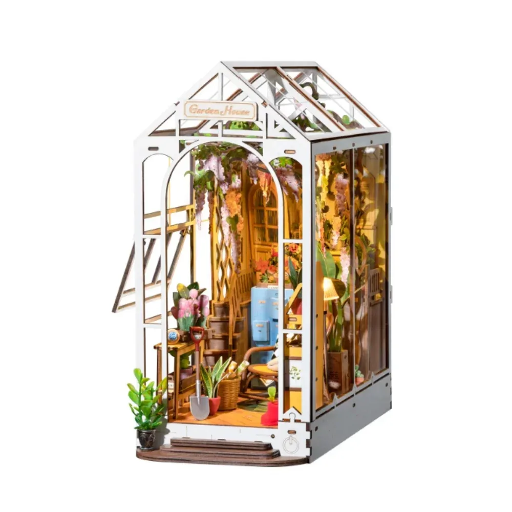 Maison de poupée miniature en bois à monter