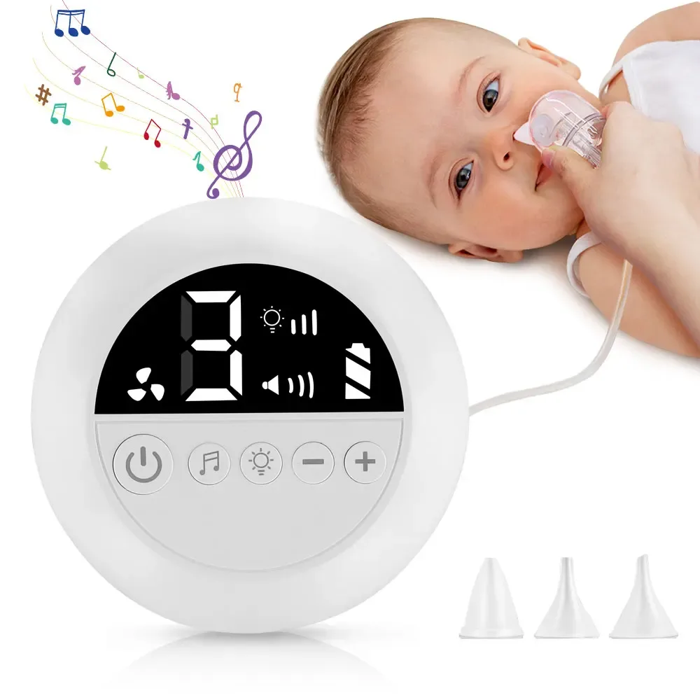 Mouche-bébé électrique rechargeable en silicone