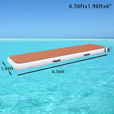 Passerelle gonflable en PVC pour bateau et piscine – image 2