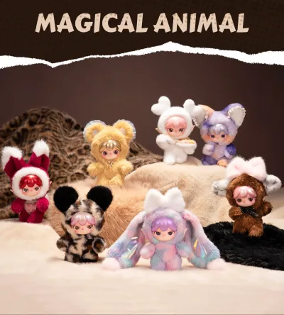 Peluche pendentif boîte surprise animal magique – image 2
