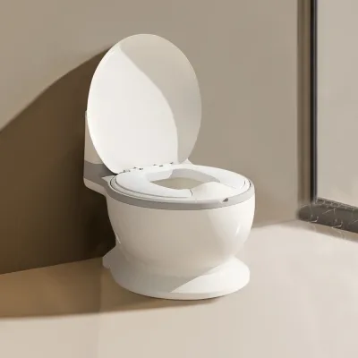 Pot bébé en plastique avec chasse d'eau sonore – image 2
