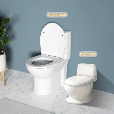 Pot bébé en plastique avec chasse d'eau sonore – image 3